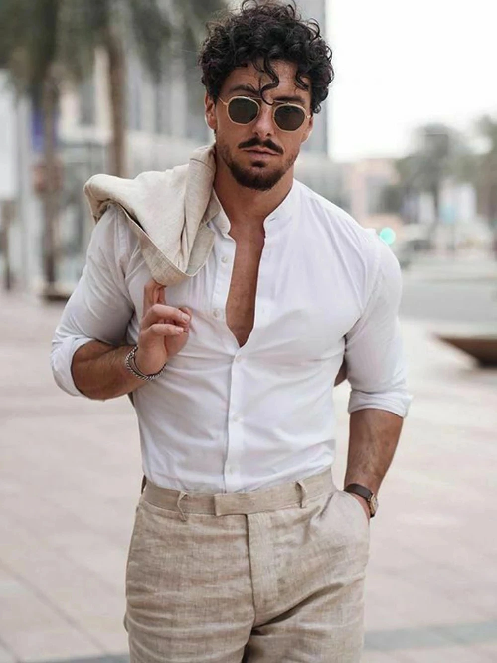 Summer Beach Business Linen Me – Men Formal Wear In Summer recenzja i cena