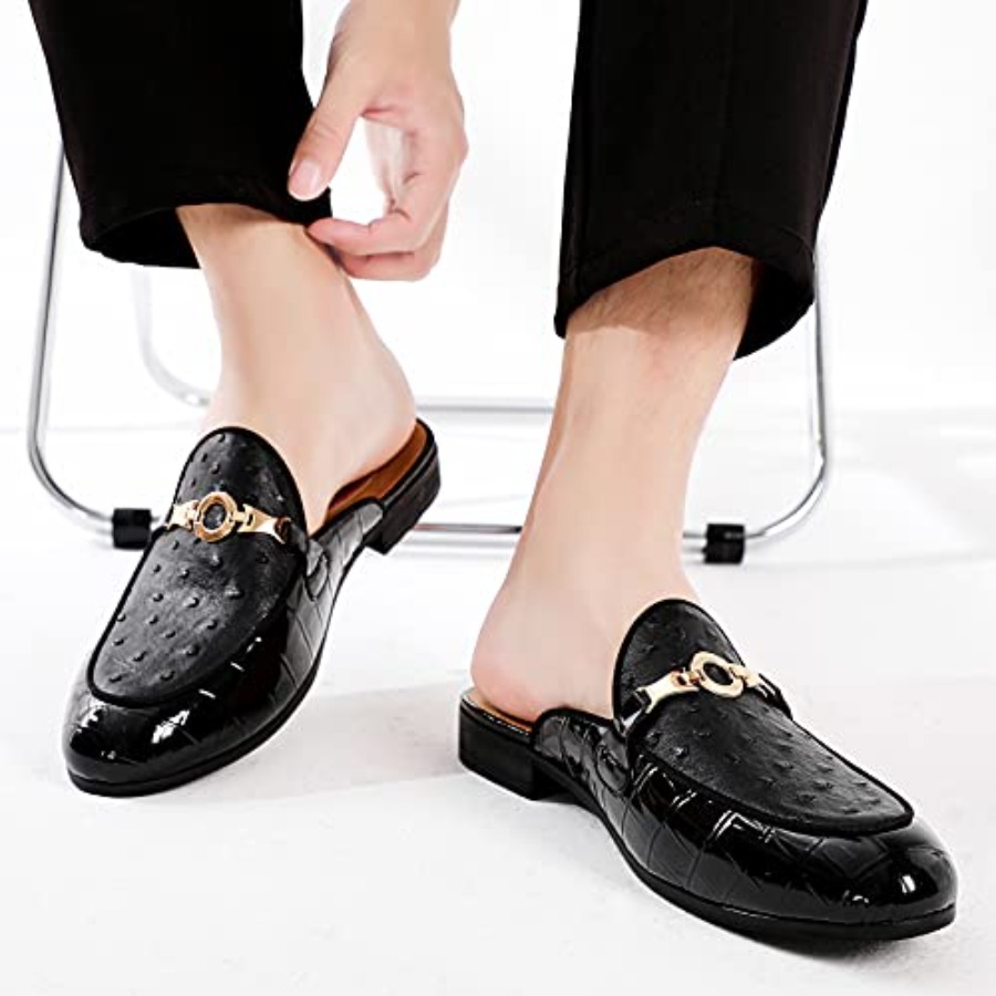 Men's Slip-on Mule Sandals Loa – Men'S Formal Wear Slippers recenzja i cena