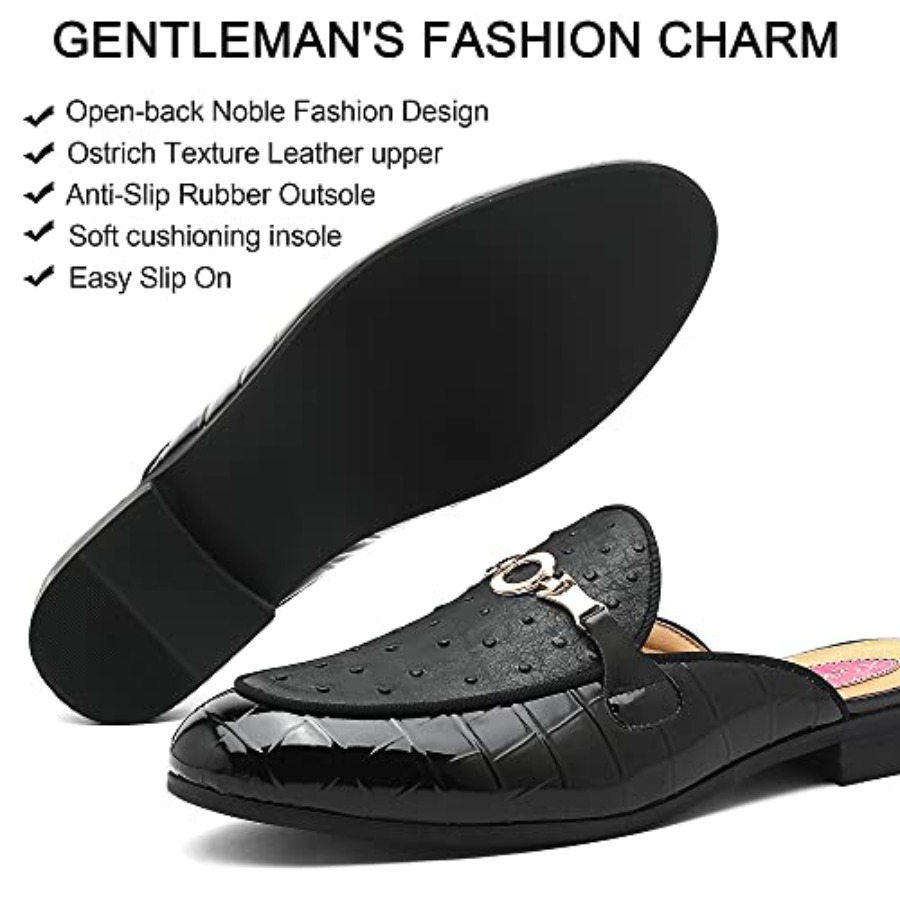 Men's Slip-on Mule Sandals Loa – Men'S Formal Wear Slippers recenzja i cena