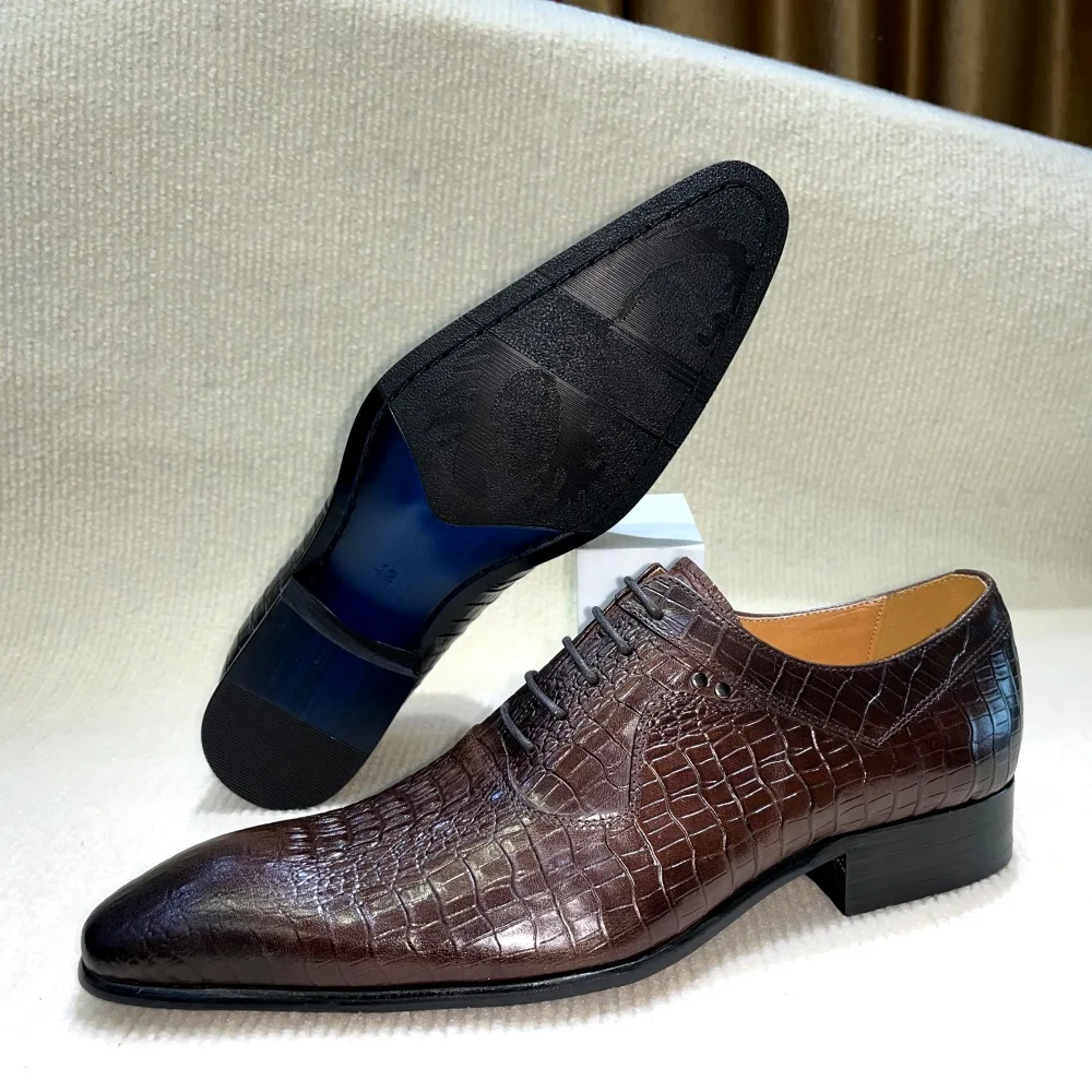 Italian Luxury Men's Pointed T – Formal Wear For Men In Wedding recenzja i cena