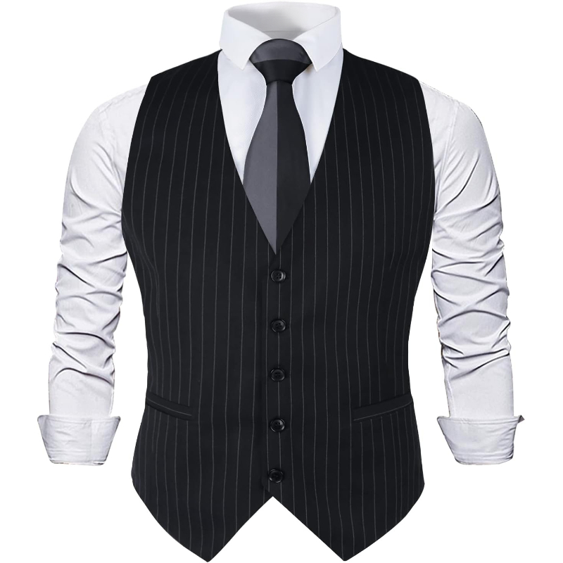 Mens Pinstripe Business Suit V – Formal Wear For Men In Wedding recenzja i cena