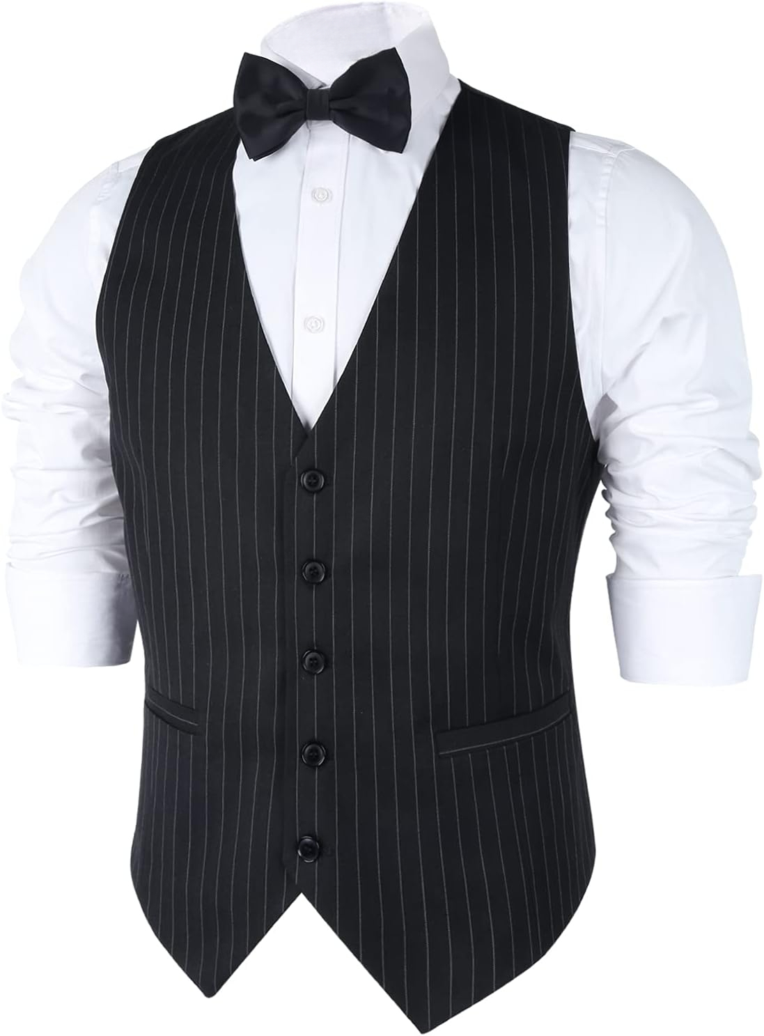 Mens Pinstripe Business Suit V – Formal Wear For Men In Wedding recenzja i cena