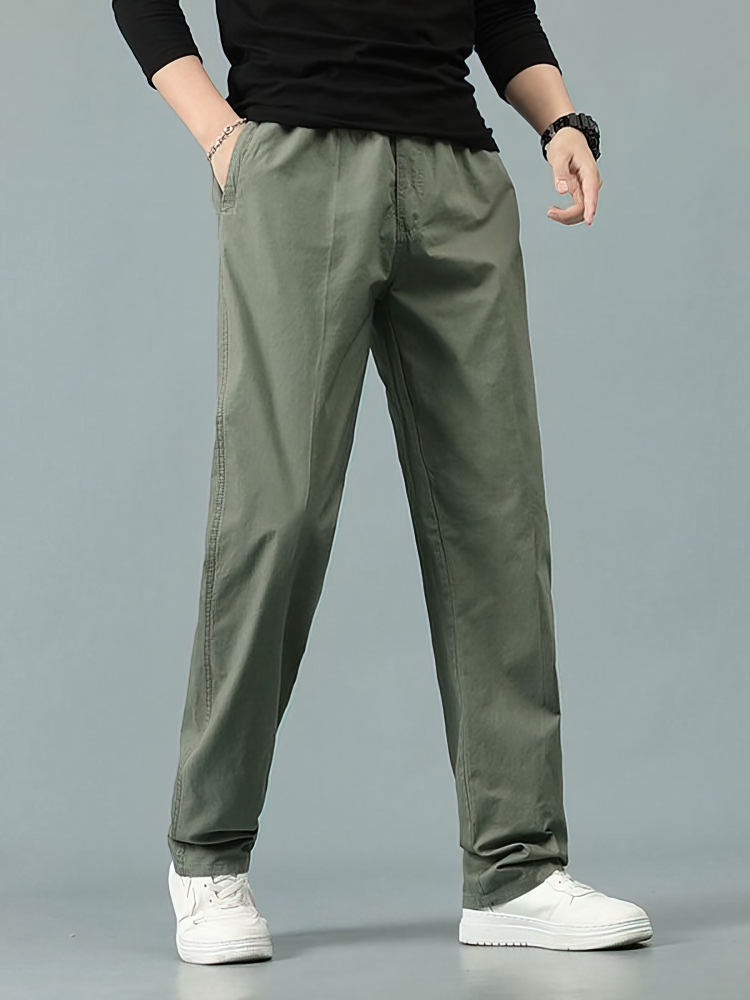 100% Cotton Straight Casual Pa – Men Formal Wear In Summer recenzja i cena