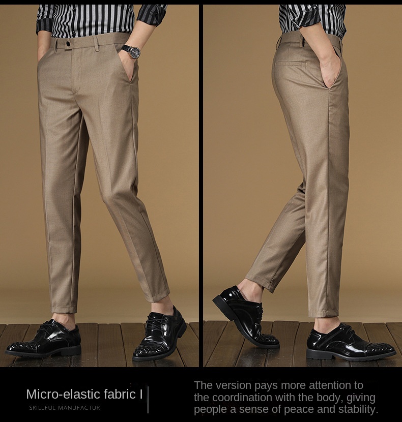 Summer Suit Pants Men Red Blac – Men Formal Wear In Summer recenzja i cena