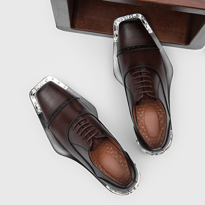 Men's leather shoes - British  – Men Formal Wear Look recenzja i cena