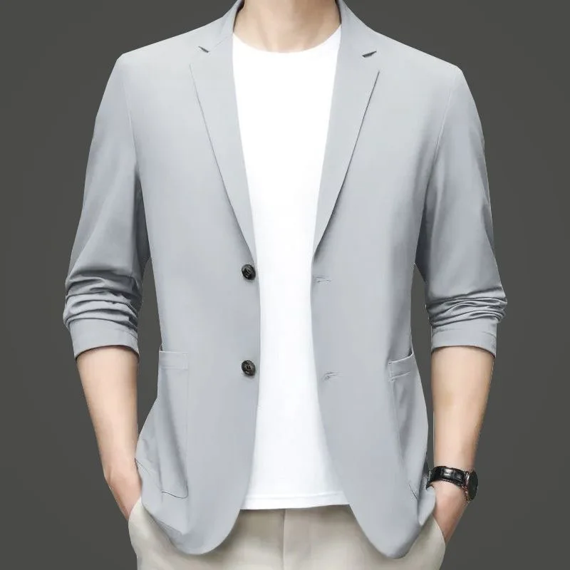 New Summer Men Thin Blazers Bu – Men Formal Wear In Summer recenzja i cena