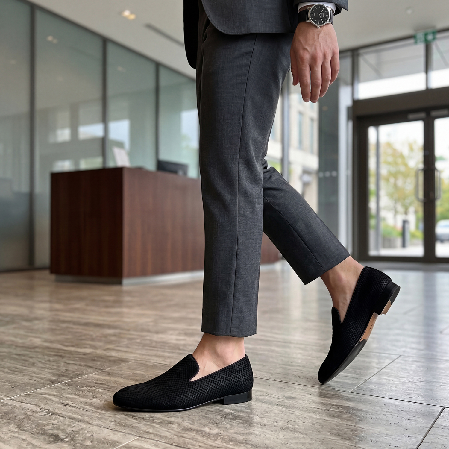 Piergitar Multi-Colors Fishsca – Men'S Formal Wear Slippers recenzja i cena