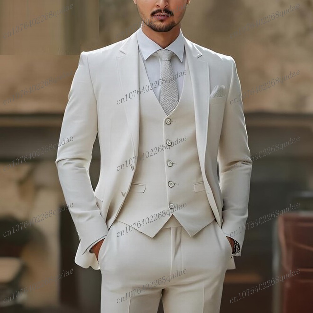 Pink Formal Occasion Men Suit  – Men Formal Wear Pink recenzja i cena