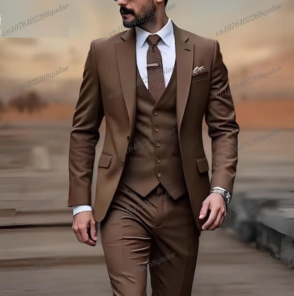 Pink Formal Occasion Men Suit  – Men Formal Wear Pink recenzja i cena