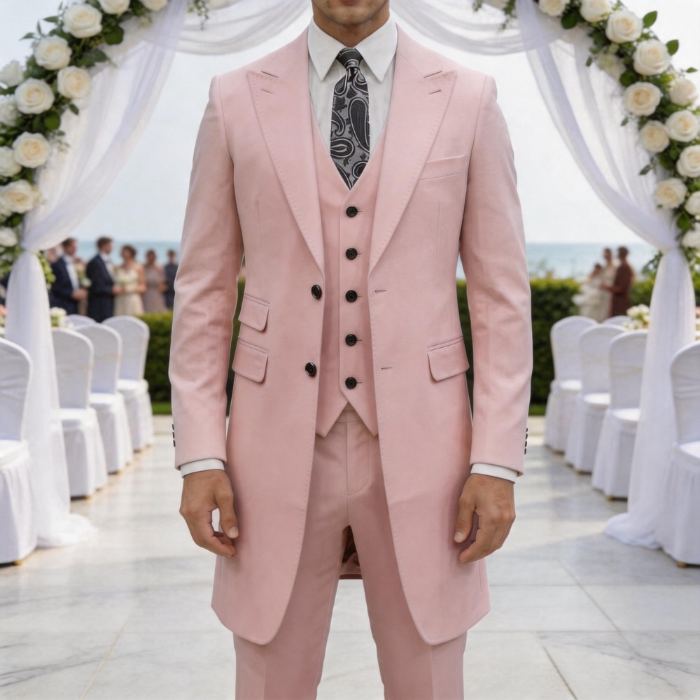 Slim Fit 3 Pieces Formal Men S – Men Formal Wear In Summer recenzja i cena