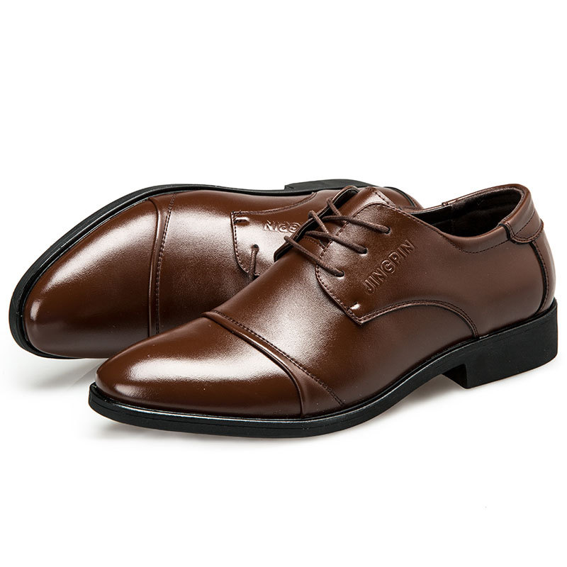 Large-sized men's leather shoe – Formal Wear For Men In Wedding recenzja i cena