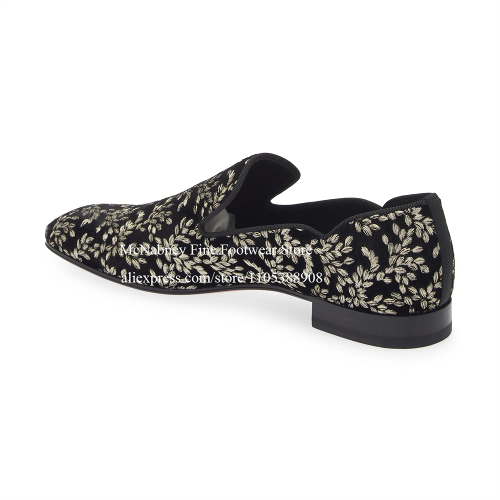 Black Silk Velvet Slip On Loaf – Formal Wear For Men In Wedding recenzja i cena