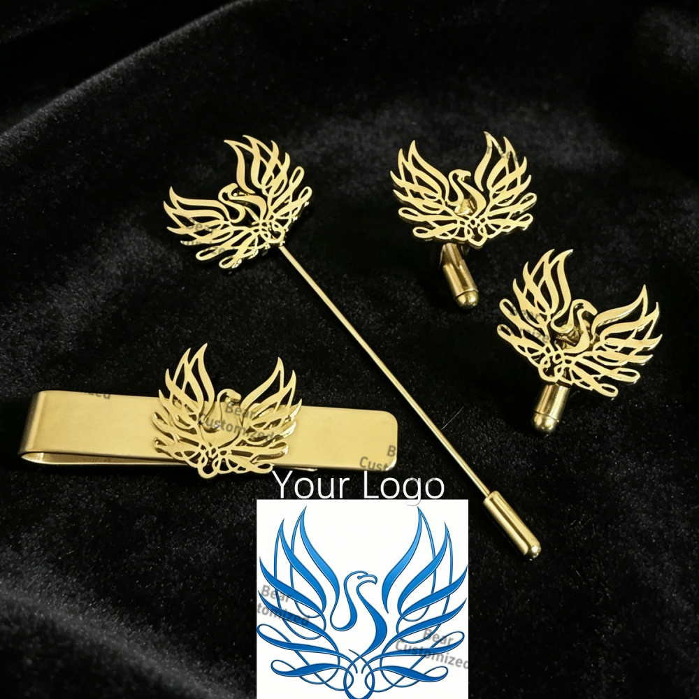 Custom Cufflink Tie Set Bar Pe – Formal Wear For Men In Wedding recenzja i cena
