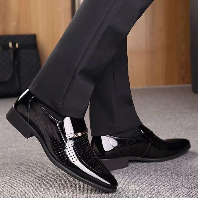 Summer New Leather Shoes Men's – Formal Men Office Wear Sandals recenzja i cena