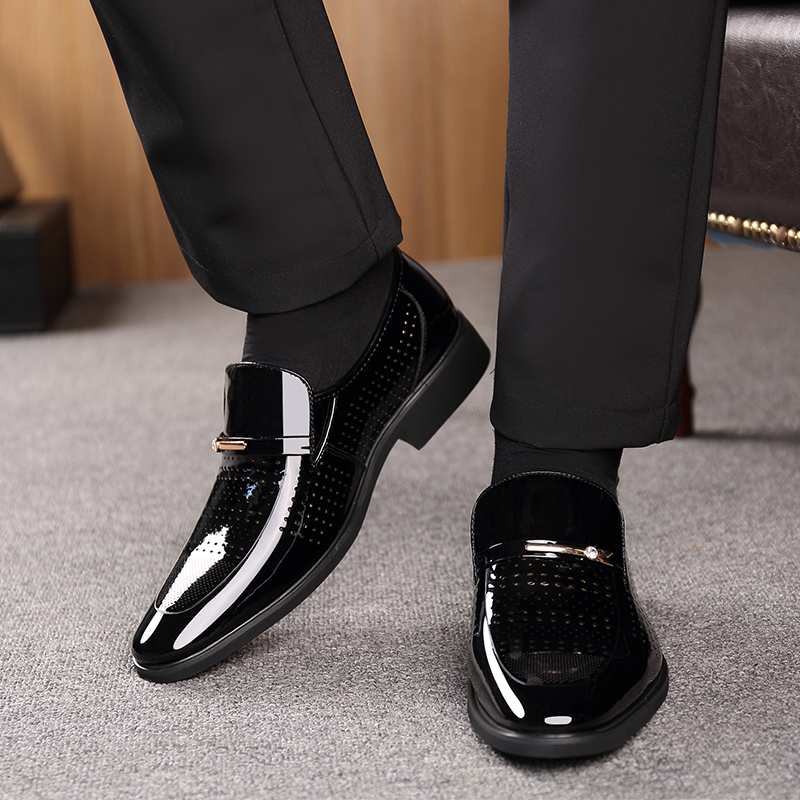 Summer New Leather Shoes Men's – Formal Men Office Wear Sandals recenzja i cena