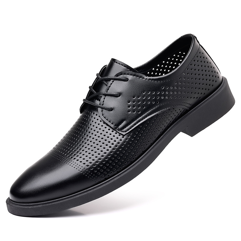 Summer New Leather Shoes Men's – Formal Men Office Wear Sandals recenzja i cena