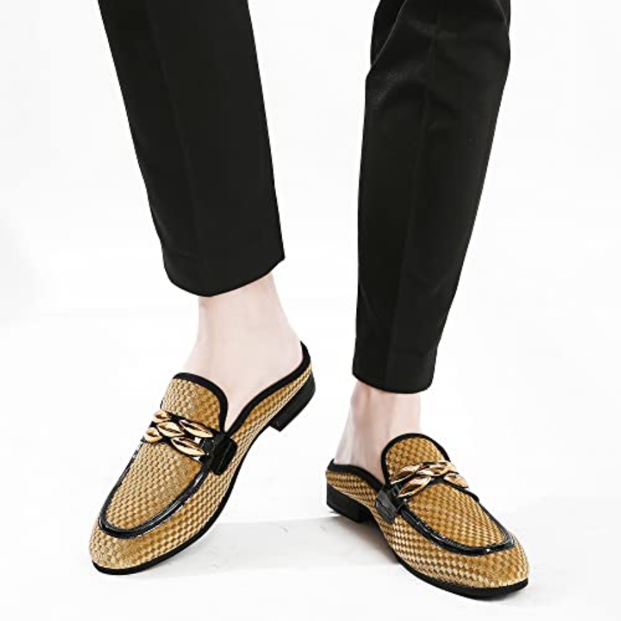 Men's Slip-on Mule Sandals Loa – Men'S Formal Wear Slippers recenzja i cena
