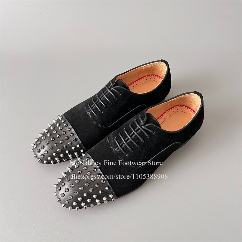 Spike Studs Leather Dress Shoe – Formal Wear For Men In Wedding recenzja i cena