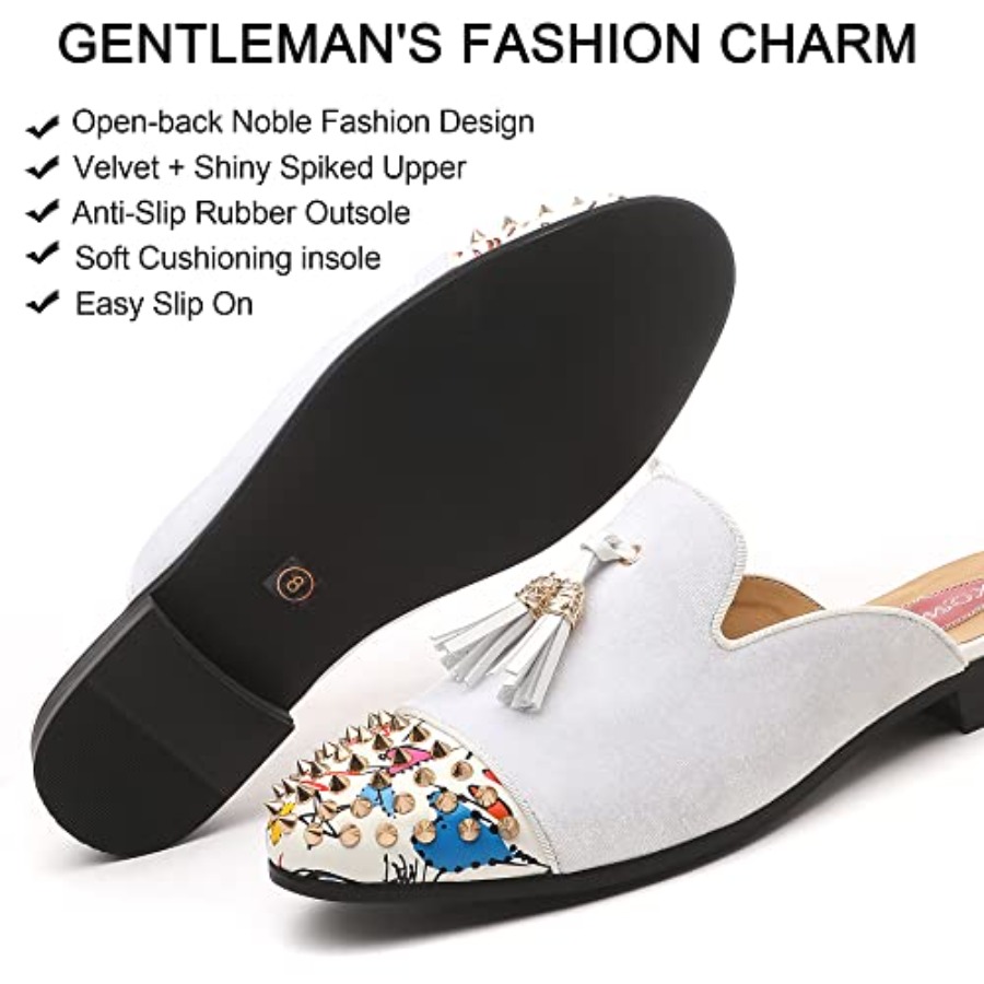 Men's Slip-on Mule Sandals Loa – Men'S Formal Wear Slippers recenzja i cena