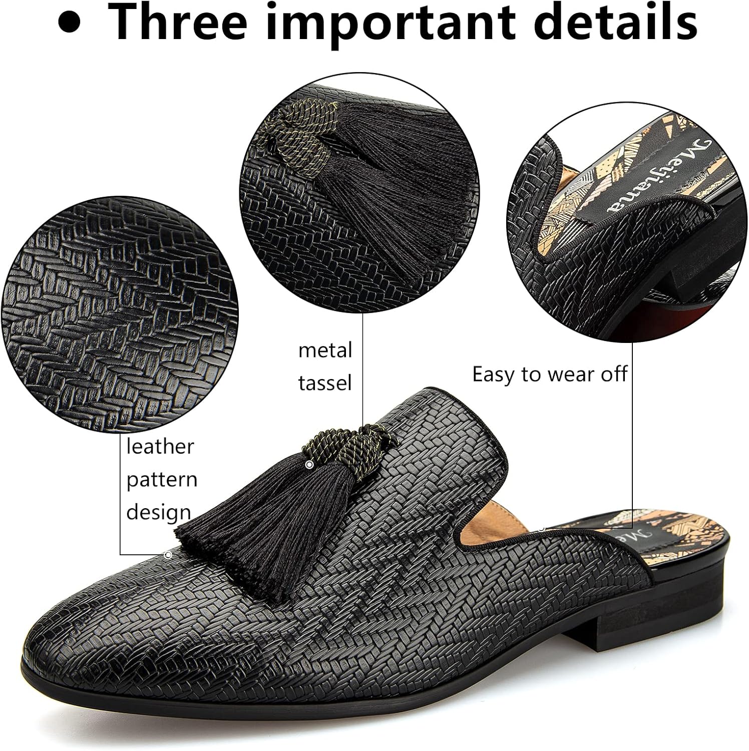 Leather Slippers Breathable Su – Men'S Formal Wear Slippers recenzja i cena