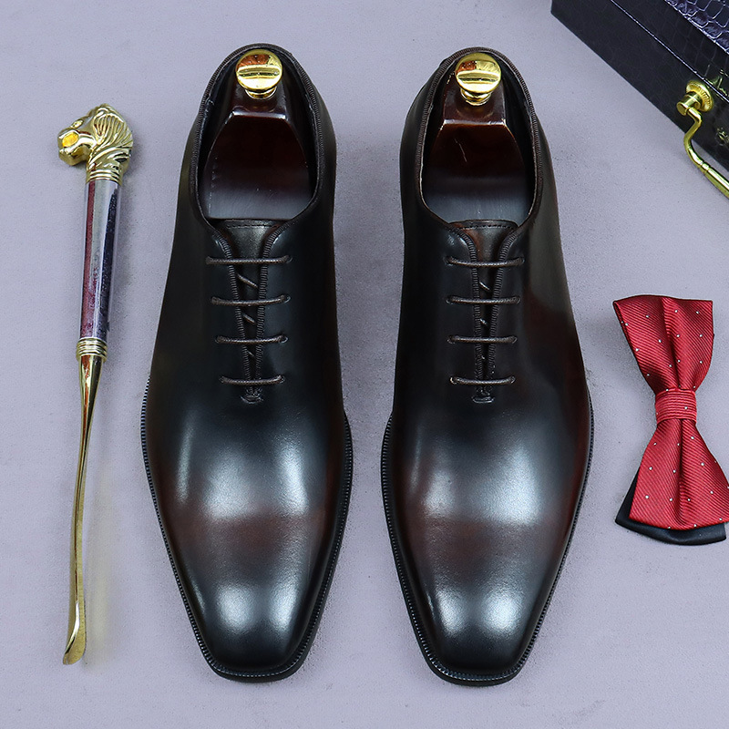 Designer Genuine Leather Mens  – Men Formal Wear Dress recenzja i cena